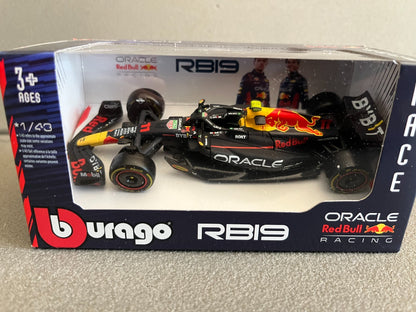 Voiture miniature Collection Formule 1 F1 Red Bull RB19 Burago au 1/43