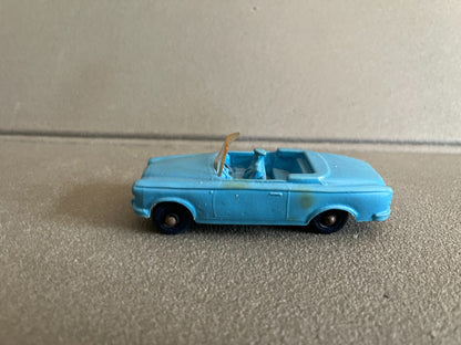 Voiture Miniature Ancien Peugeot 403 Cabrio Tomte Lardal Norway Plastique Gomme