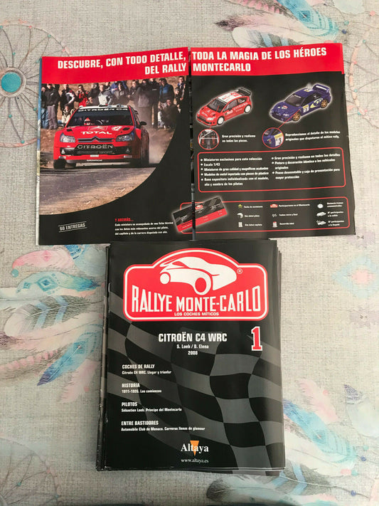 Voiture miniature Lot de 25 Fascicule Espagnol Rallye de Monte Carlo Altaya 1/43