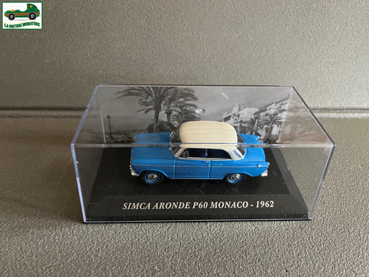 Voiture Miniature Simca Aronde P60 Monaco 1962 au 1/43 Ixo Altaya