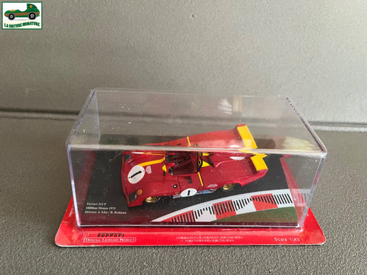 Voiture miniature Collection Ferrari 312P 1000km Monza 1973 au 1/43