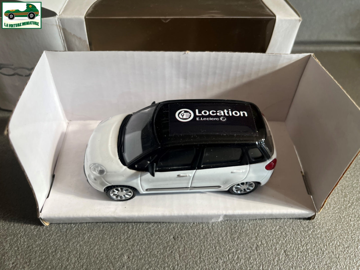 Voiture Miniature Fiat 500 L Location E Leclerc Mondo Motors au 1/43