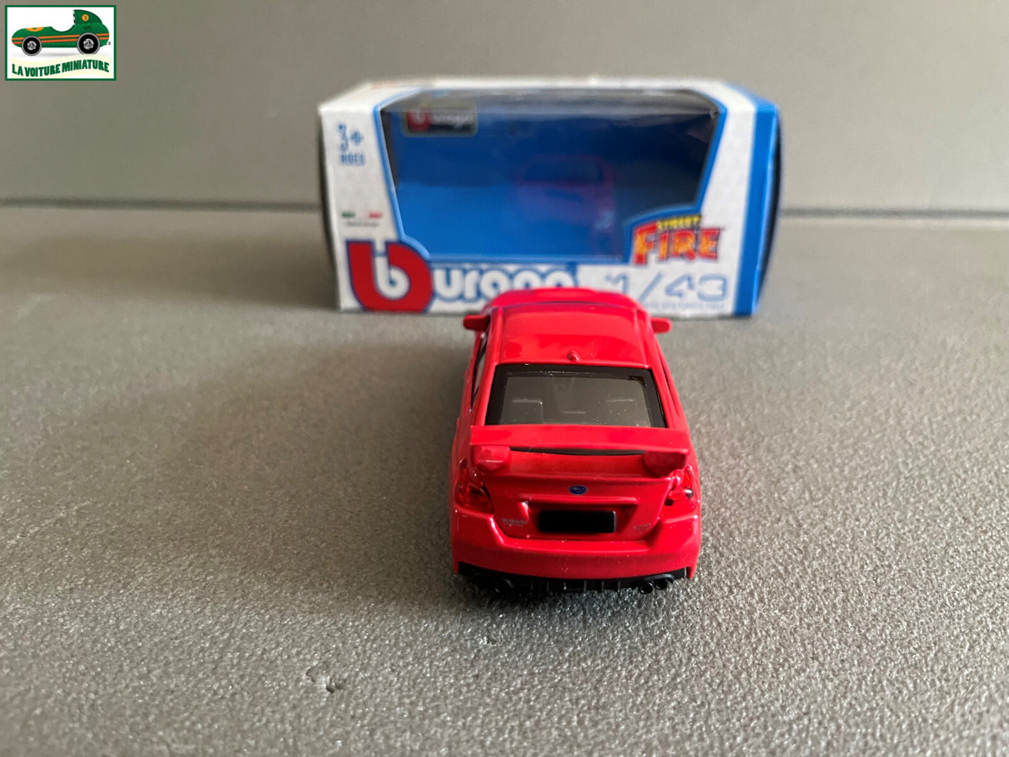 Voiture Miniature Subaru WRX STI 2017 Burago Street Fire au 1/43