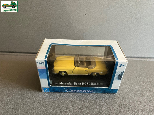 Voiture miniature Mercedes Benz 190 SL Roadster Cararama au 1/43