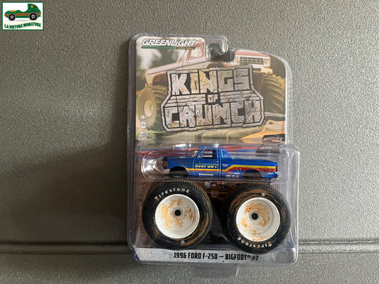 Voiture Miniature Monster Truck 1996 Ford F-250 BigFoot Greenlight au 1/64