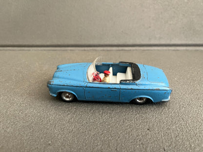 Ancienne Miniature Voiture Peugeot 403 Cabriolet Solido Serie 100 France