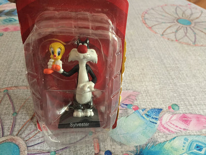 Figurine Plomb Looney Tunes Warner Bros Titi Grosminet Sylvestre Plombs 9cm