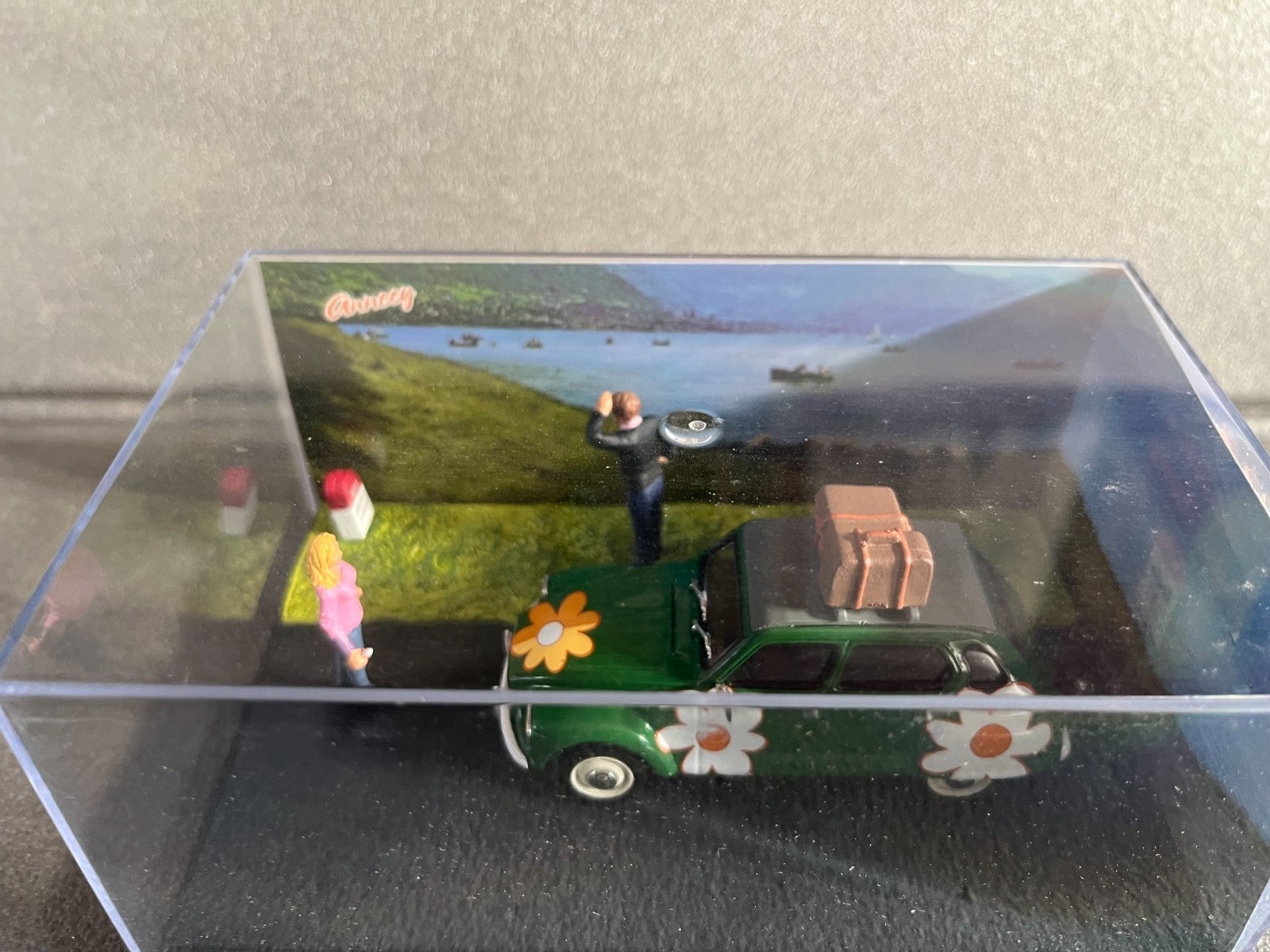 Voiture Miniature Citroen Dyane Etape 2 La Route Bleue RN7 1/43