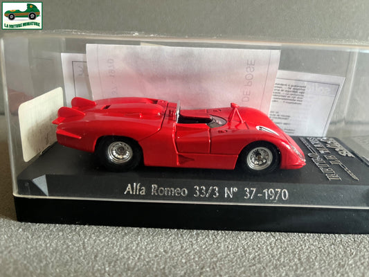 Voiture Miniature Alfa Romeo 33/3 N°37 1970 Solido au 1/43
