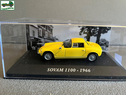 Voiture Miniature Sovam 1100 1966 au 1/43 Ixo Altaya