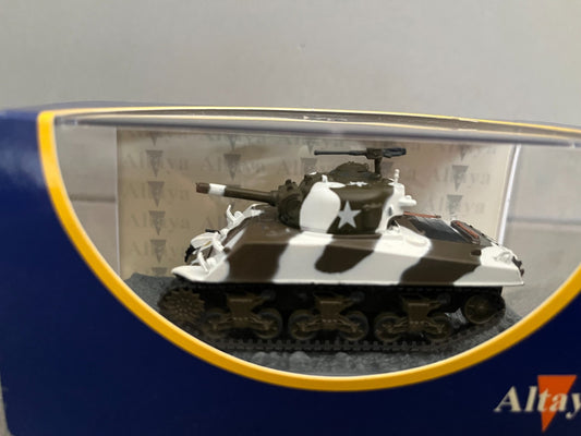 Miniature Militaire Char Tank Blindé M4A3 Sherman 105mm Hors Série Altaya 1/72