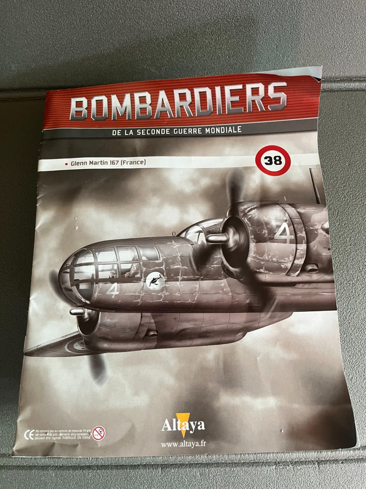 Avion miniature Militaire Bombardier Glenn Martin 167 Altaya 1/72