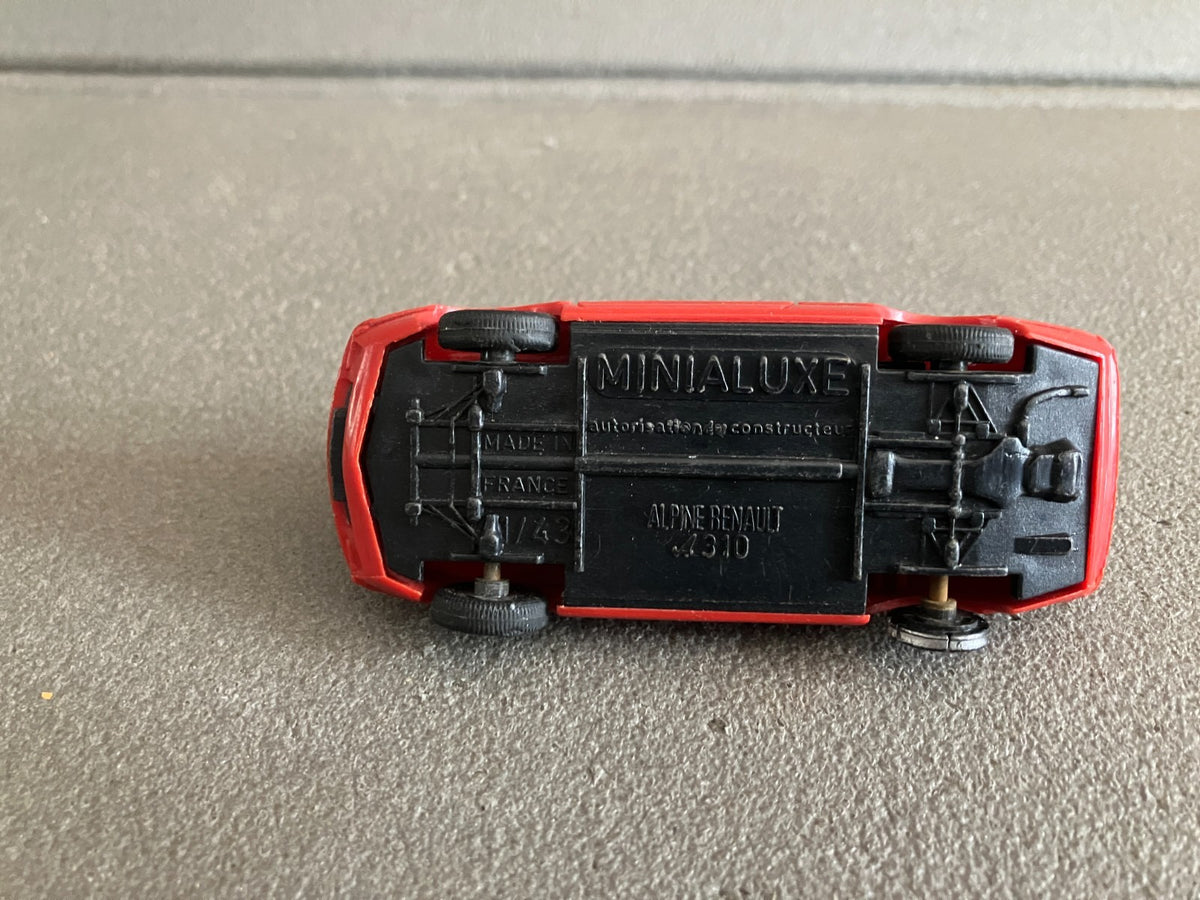 Ancienne Voiture Miniature Renault Alpine A310 Minialuxe Plastique France 1/43