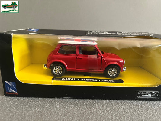 Voiture miniature Mini Cooper 1959 New Ray au 1/32