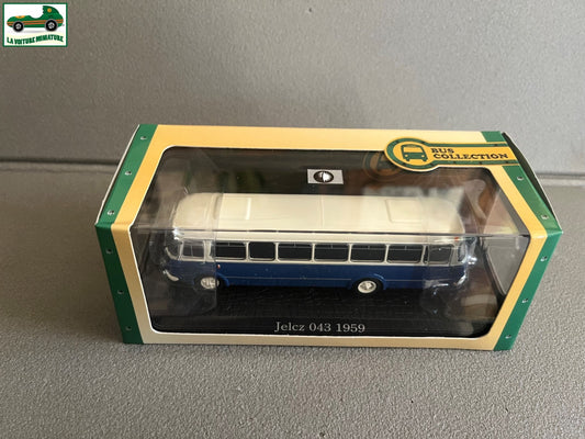 Voiture miniature Jelcz 043 1959 Autobus Autocar Bus Collection Atlas 1/72