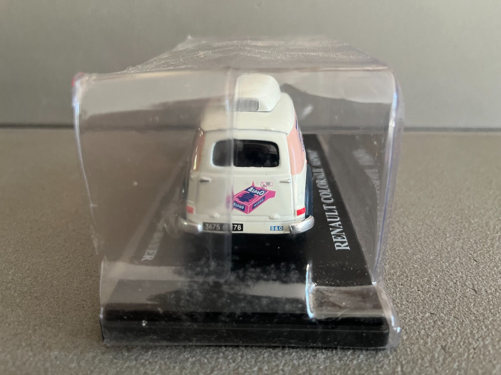Voiture miniature Renault Colorale Aspro Auto Plus Hachette 1/43