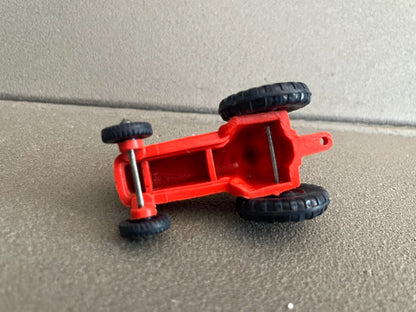 Voiture Miniature Ancien Tracteur Agricole Tomte Lardal Norway Plastique Gomme
