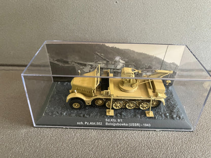 Miniature Militaire Char Tank Blindé Sd. Kfz. 9/1 Altaya 1/72