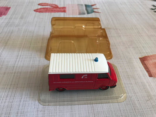 Voiture Miniature Pompiers Citroen C35 VSAB Solido au 1/50