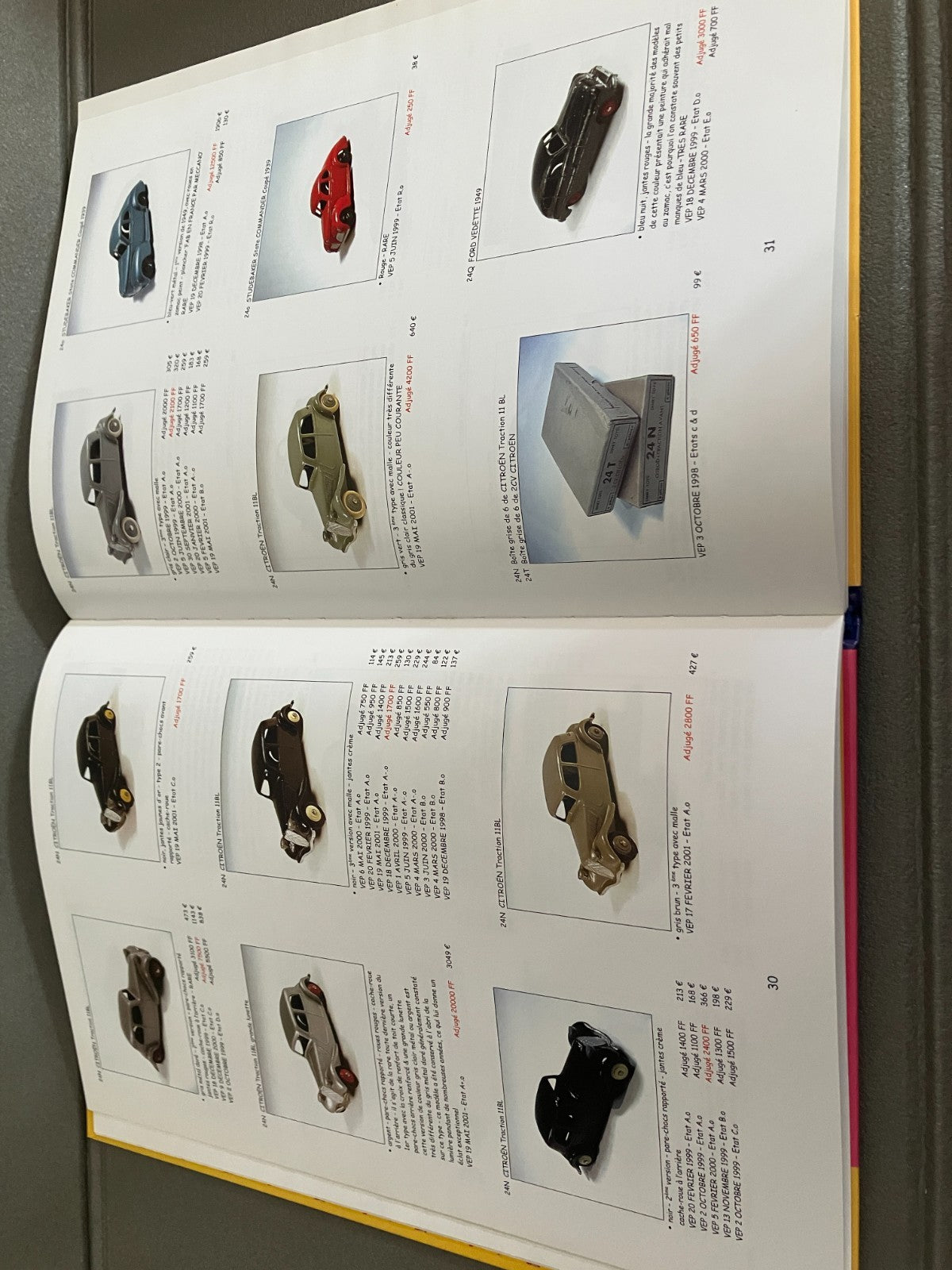Livre Voiture Automobile Miniature Jouet Metal Dinky Toys Editoys 1998 2001