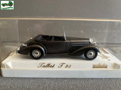 Voiture Miniature Talbot T23 Solido au 1/43