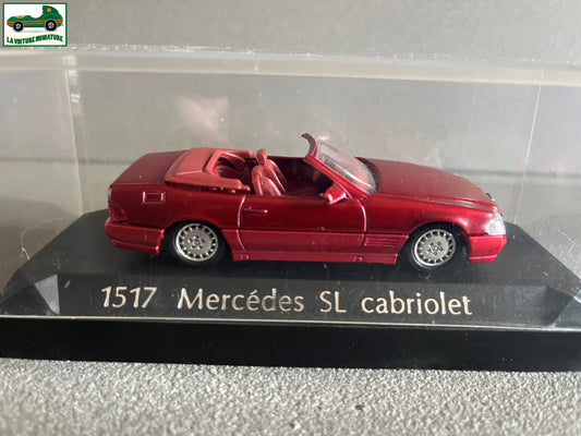 Voiture Miniature 1517 Mercedes SL Cabriolet Solido au 1/43