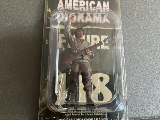 Figurine de Collection Militaire American Diorama Police 1/18