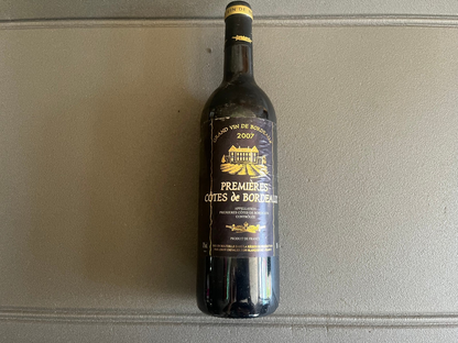 Ancienne Bouteille Vin Bordeaux Leroy Chevalier 2007 Collection Perso