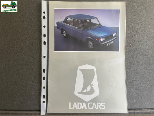 Ancien Dépliant Brochure Documentation Automobile Lada Cars