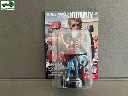 Figurine de Collection Johnny Hallyday + Livret N°16