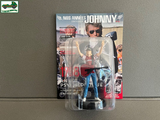 Figurine de Collection Johnny Hallyday + Livret N°16