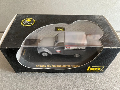 Voiture Miniature Citroen 2CV Fourgonnette Esso 1959 Ixo au 1/43