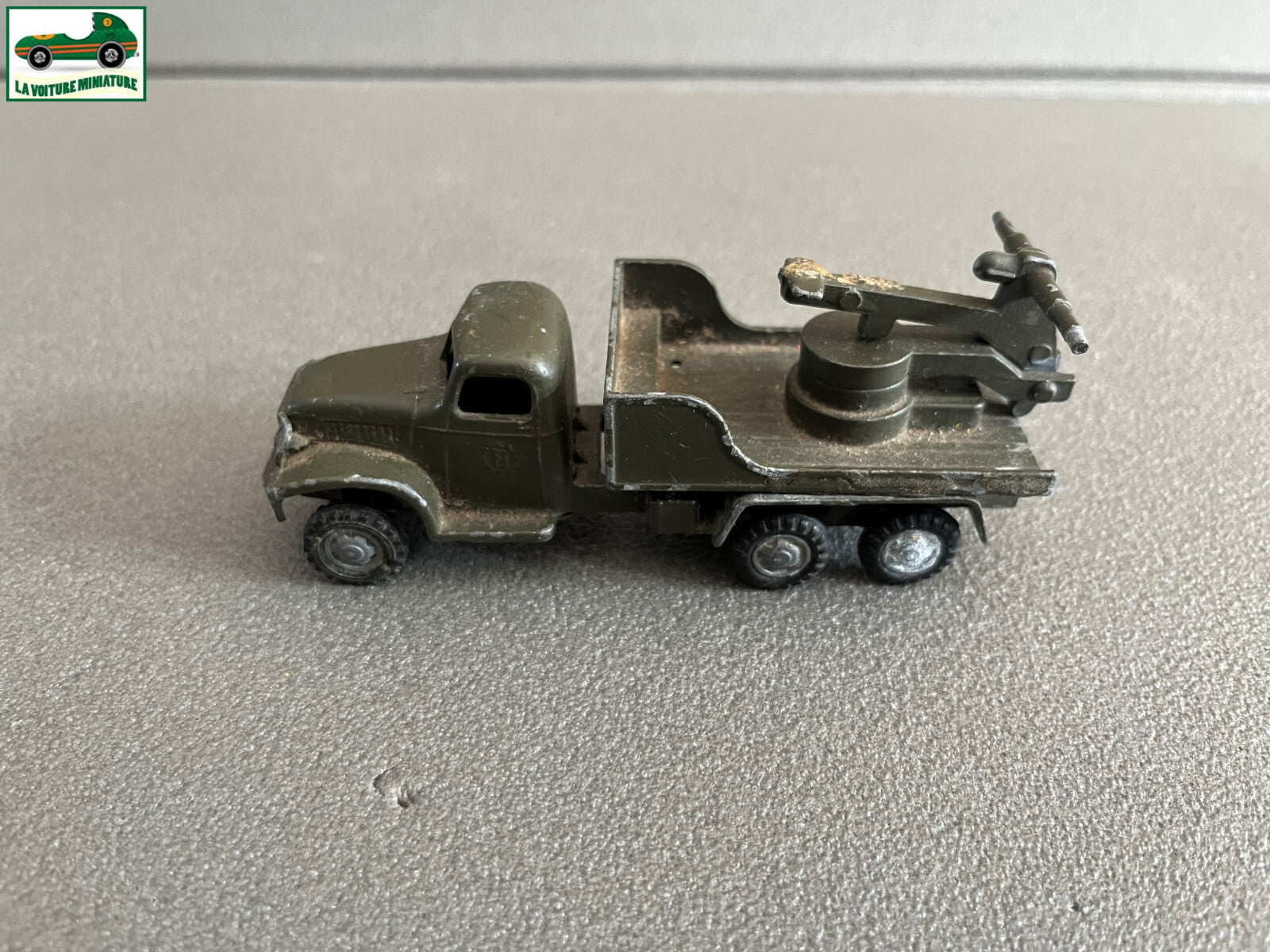 Ancienne Miniature Militaire Camion Blindé Dodge 6x6 France Jouets Epave