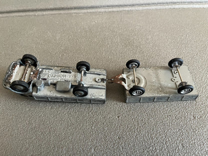 Voiture Miniature Ancienne Camion 7-T Renault CIJ Remorque France Epave