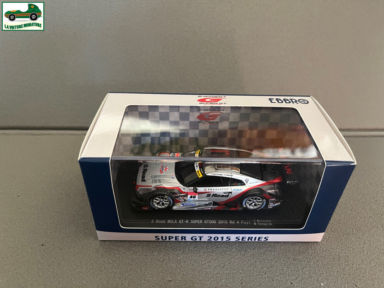 Voiture Miniature S Road Mola GT-R Super GT500 2015 Ebbro au 1/43