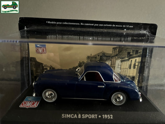 Voiture Miniature Simca Huit Sport 1952 1/43