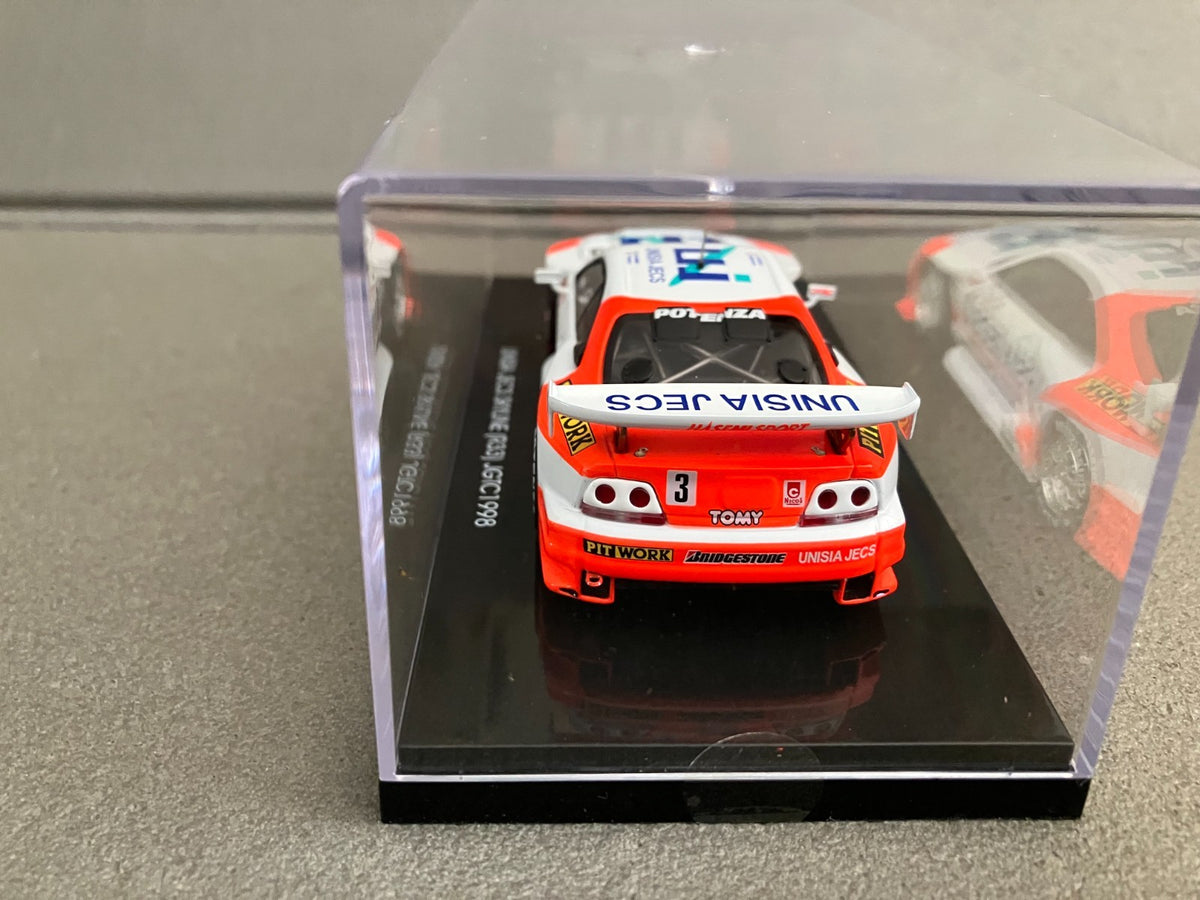 Voiture Miniature Nissan Unisia Jecs Skyline R33 JGTC 1998 Ebbro au 1/43