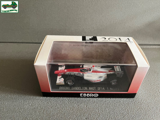 Voiture Miniature Docomo Dandelion M40T SF14 Formula 2014 F1 Ebbro au 1/43