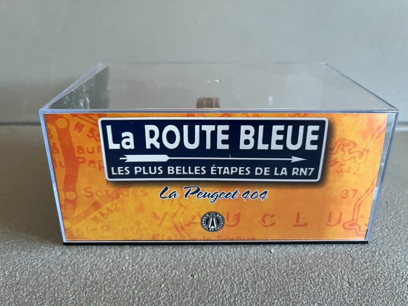 Voiture Miniature Peugeot 404 Etape 1 La Route Bleue RN7 1/43