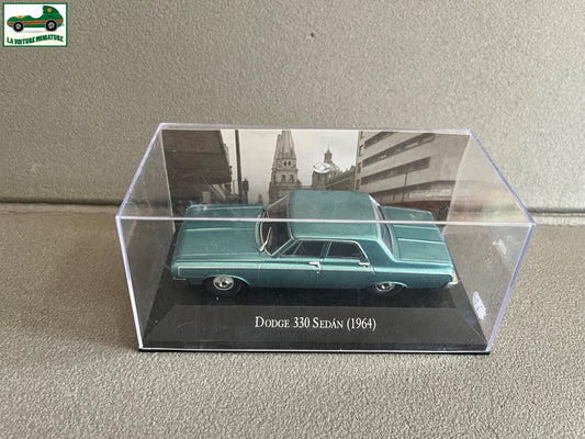Voiture Miniature Dodge 330 Sedan 1964 Mexique American Cars Altaya au 1/43