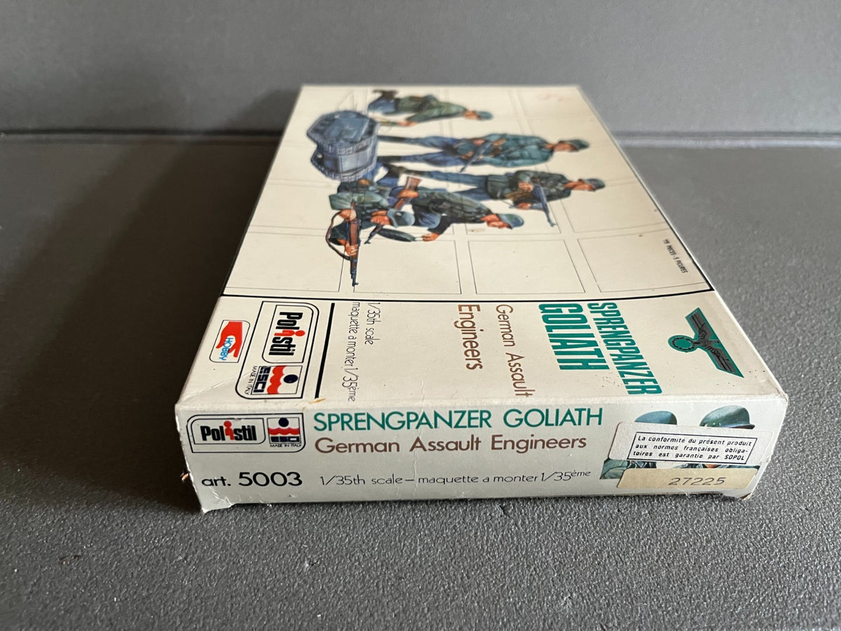 Maquette Militaire Figurine Soldat Spengpanzer Goliath German Polistil 1/35