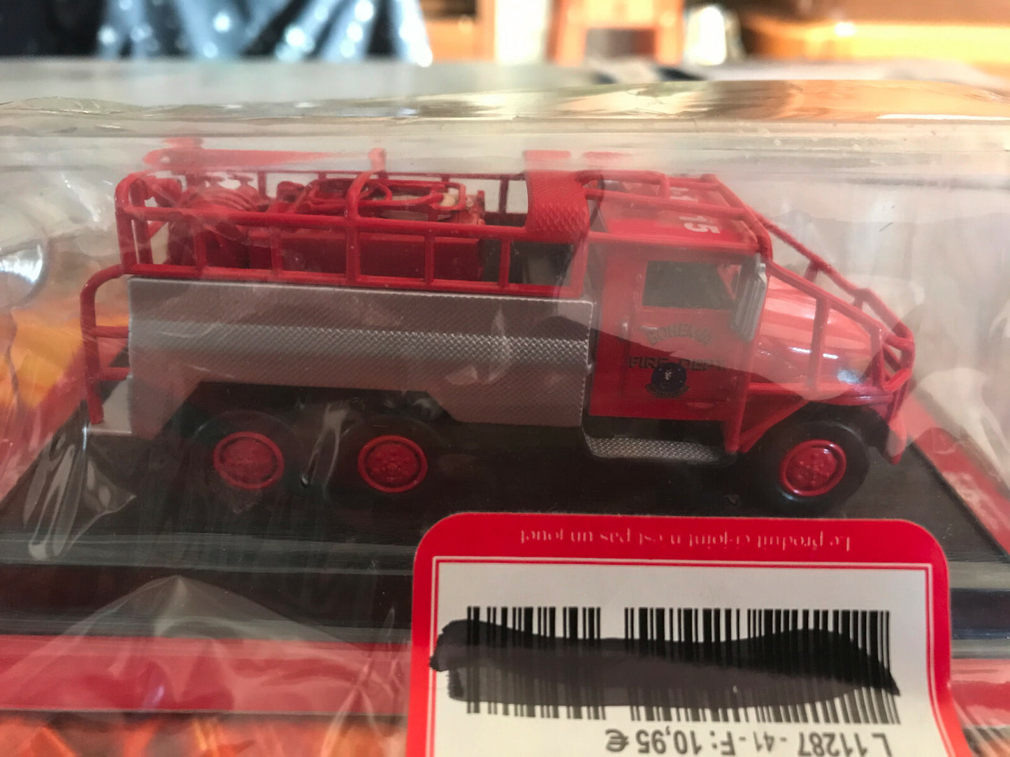 Miniature Camion Pompiers du Monde Delprado 1950 GMC Stump Jumper 6x6 1/57