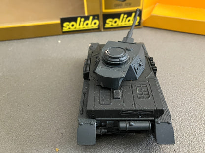 Ancienne Miniature Militaire Blindé Tank Char PZ IV 237 Solido France 1/50