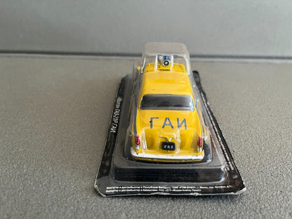 Voiture Miniature Volga M21 Police Ixo DeAgostini URSS Pays Est Russie 1/43