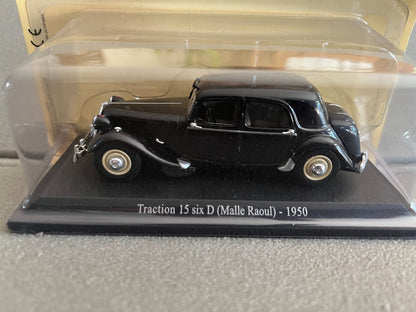 Voiture Miniature Citroen 15 Six D Malle Raoul 1950 Edition Atlas au 1/43