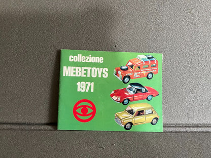 Ancien Dépliant Documentation Catalogue Jouet Voiture Mebetoys 1971
