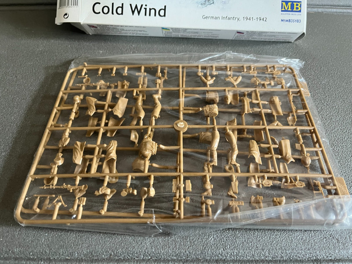Maquette Militaire Figurine Soldat Cold Wind German Infantry Master Box 1/35
