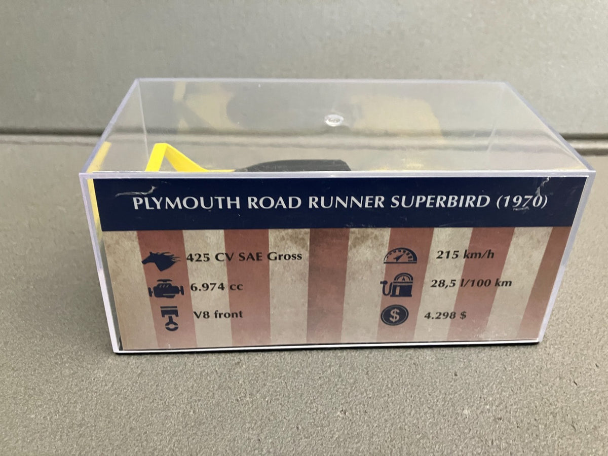 Voiture Miniature American Cars Plymouth Road Runner Superbird 1970 Altaya 1/43