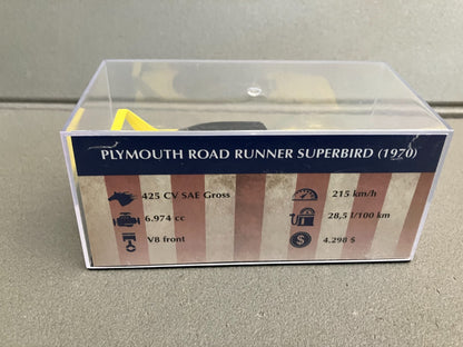 Voiture Miniature American Cars Plymouth Road Runner Superbird 1970 Altaya 1/43