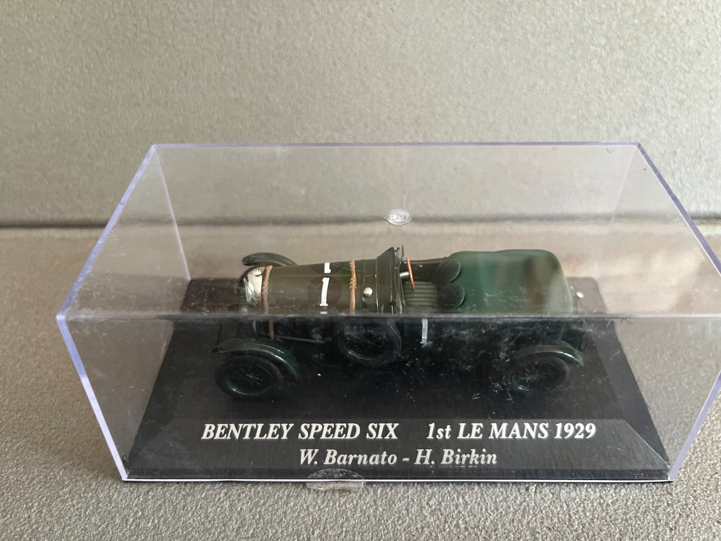 Voiture miniature Course Bentley Speed Six Le Mans 1929 au 1/43